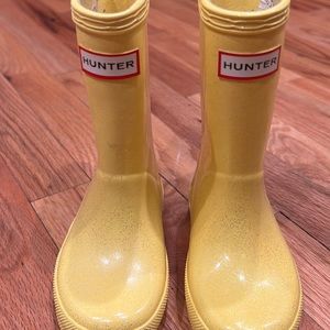 Hunter rain boots, size 7 toddler